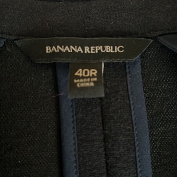 Men’s Banana Republic Blazer Navy - Picture 2 of 3